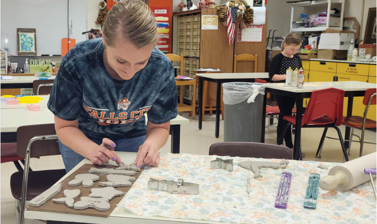 Creating Pottery Garden Markers